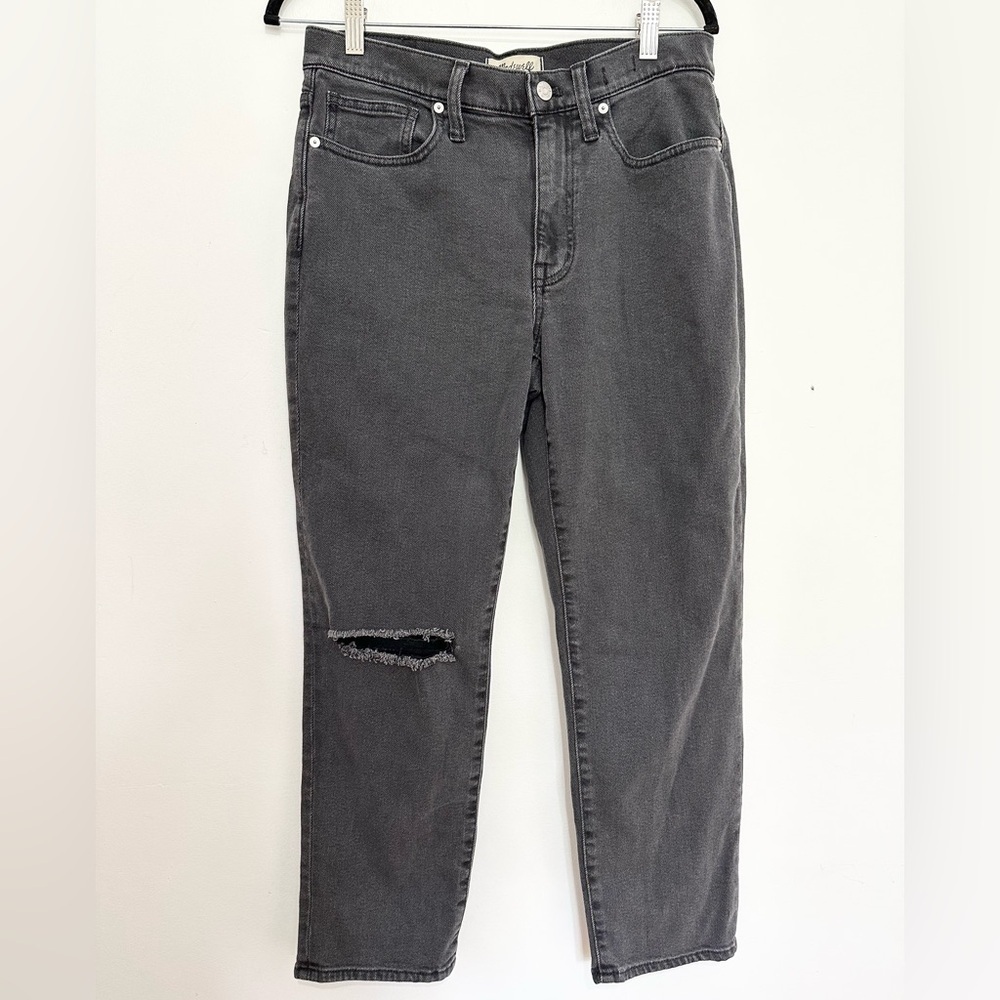 Madewell The Girljean size 27 black Ripped Knee Edition baggy casual Y2K retro